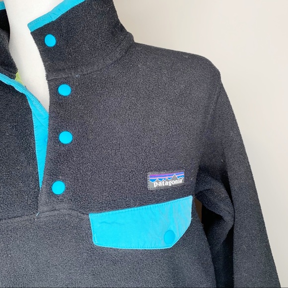 Patagonia Black Synchilla Snap-T Fleece Pullover - Picture 4 of 7
